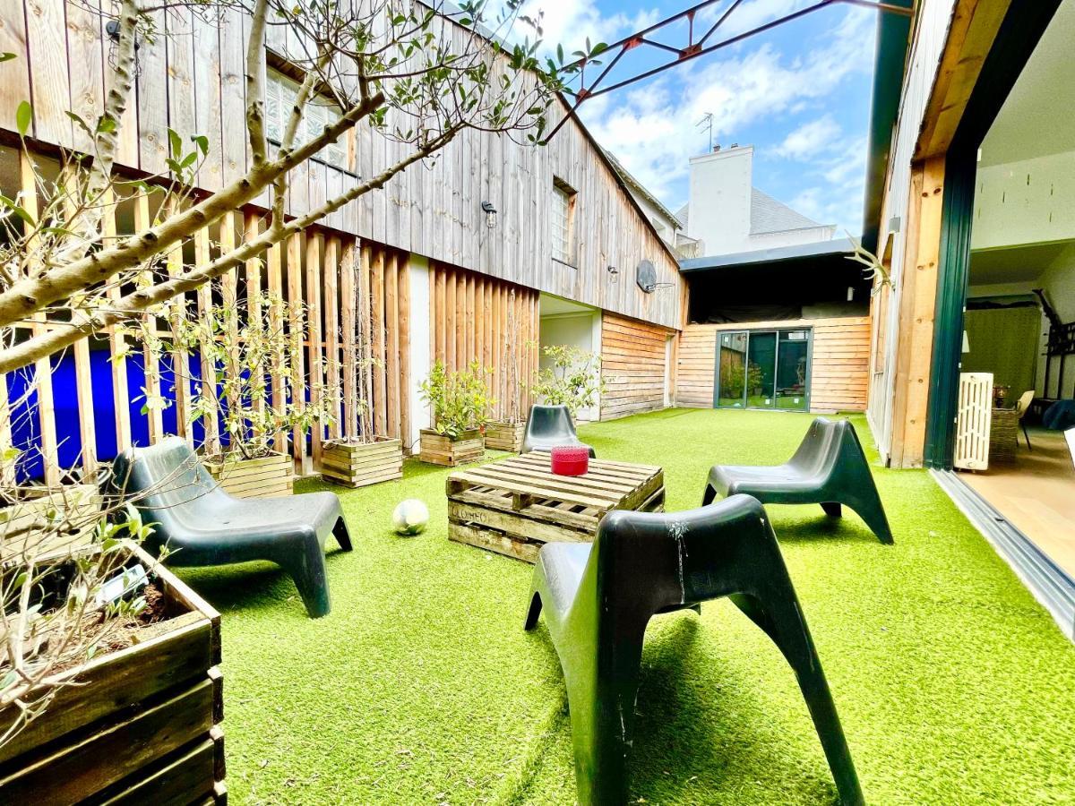 VILLA LE LOFT - CALME&DECO - Patio intime - Salle de Cinéma - Centre Ville Vannes Exterior foto