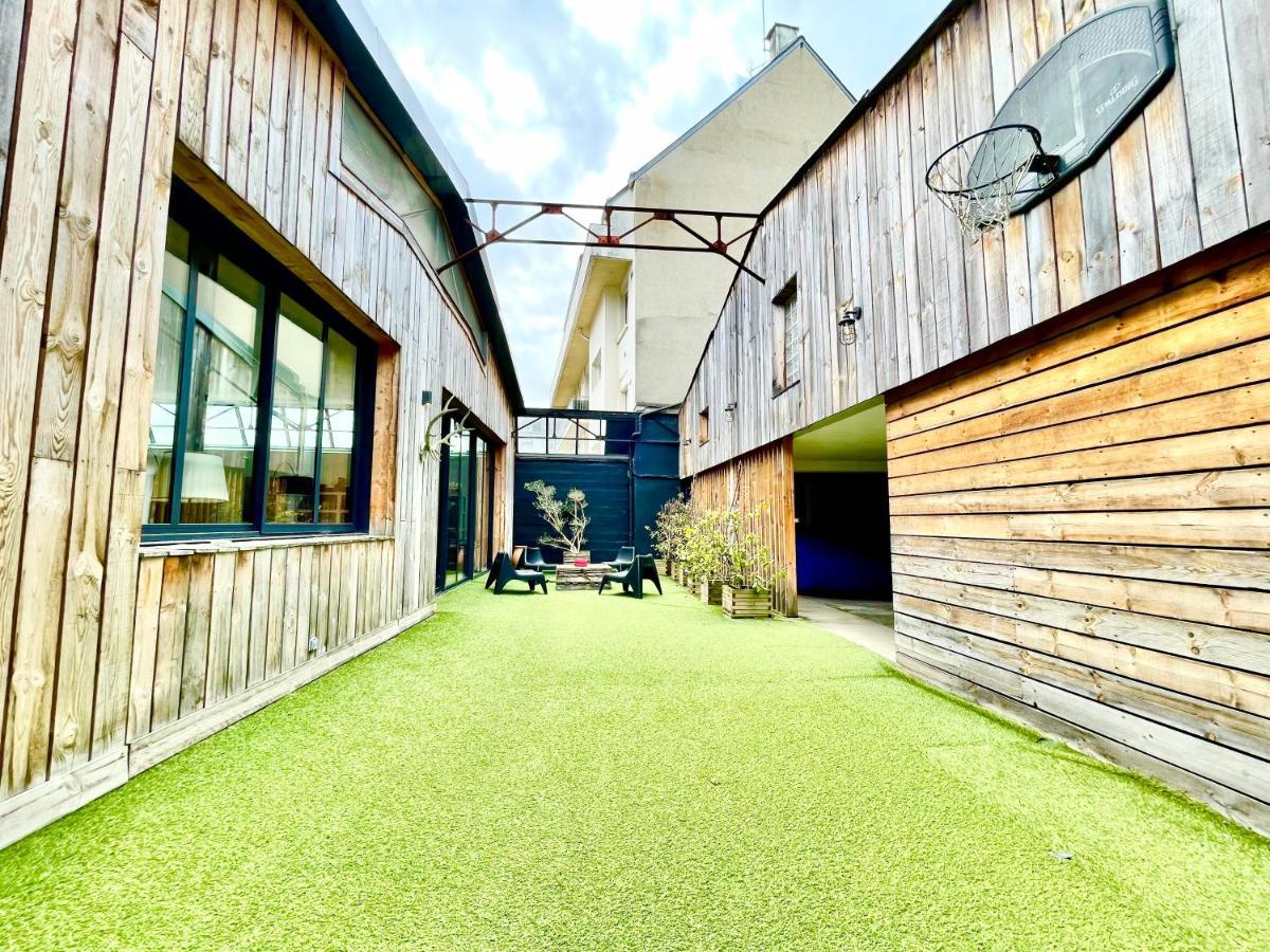 VILLA LE LOFT - CALME&DECO - Patio intime - Salle de Cinéma - Centre Ville Vannes Exterior foto