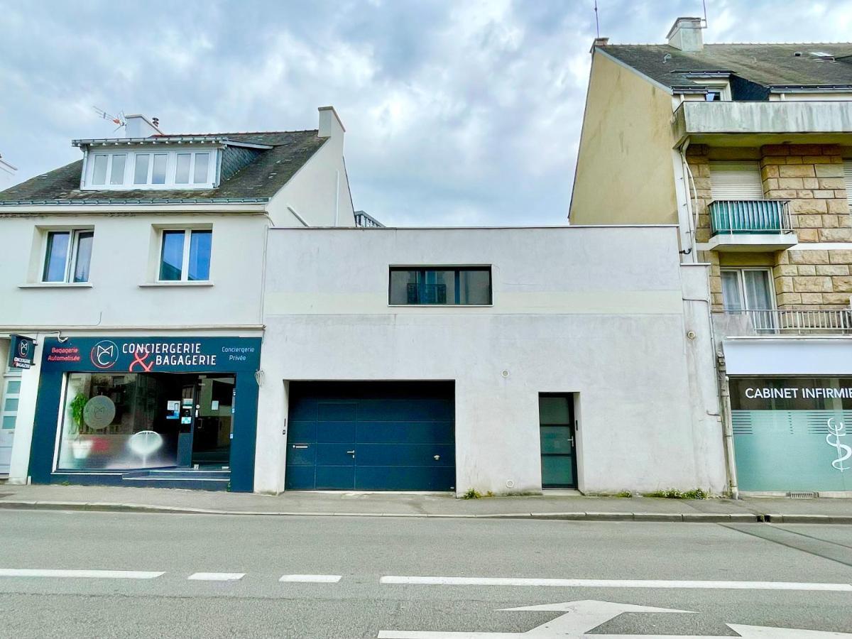 VILLA LE LOFT - CALME&DECO - Patio intime - Salle de Cinéma - Centre Ville Vannes Exterior foto